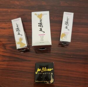 Joe Blasco Cosmetics Lot Of 4 Makeup Bundle‎ New Sealed 2 Lipstick 1 Eye 1 Blush